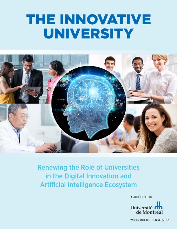The Innovative University, Renewing the Role of Universities in the Digital Innovation and Artificial Intelligence Ecosystem